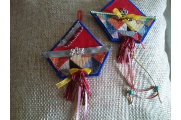 Textile Ship good luck charm 2017