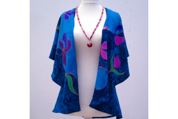 Unusual and Unique Silk Bolero